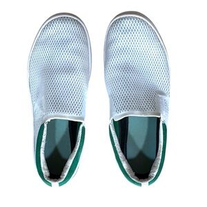 Mark Nason LA Sport Knit White Green Slip On 
Sneakers Men’s Size 6 Women 7.5